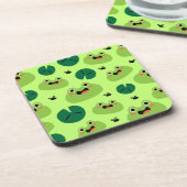 カエルおもしろい コースター (左側)