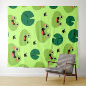 カエルおもしろい タペストリー (インサイチュ(横))