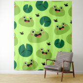 カエルおもしろい タペストリー (インサイチュ)