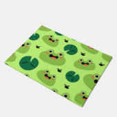 カエルおもしろい ドアマット (アングル)
