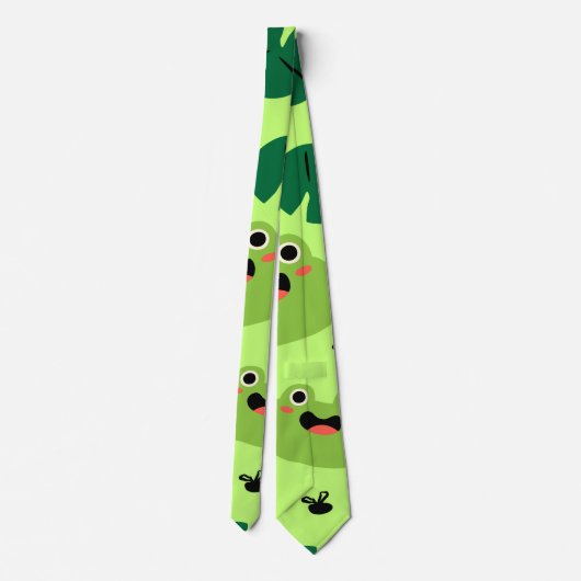カエルおもしろい ネクタイ (裏面)