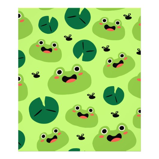 カエルおもしろい フォトプリント            (正面)