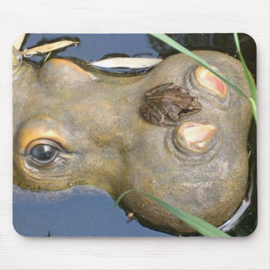 カエルおよびカバ マウスパッド (正面)