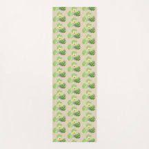 カエルおよびスイレンの浮いている葉