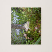 カエルおよび丸太のコンパクトのパズル ジグソーパズル (縦)