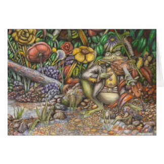 カエルおよび止め枠-カード