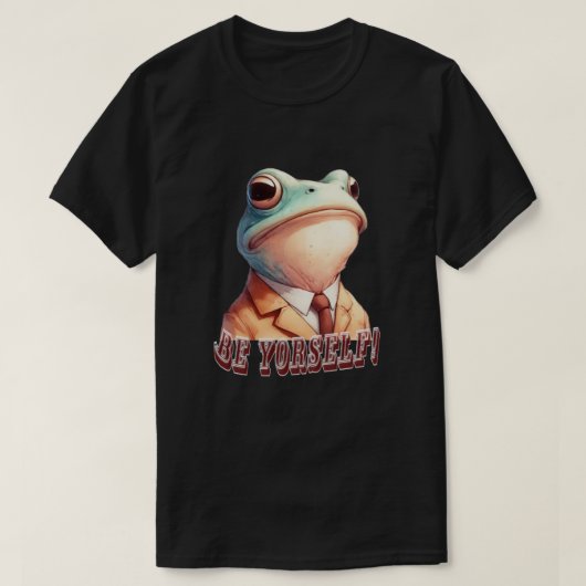 カエルお前 Tシャツ (デザイン正面)