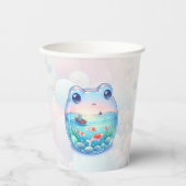 カエルお洒落の冒険 紙コップ (正面)