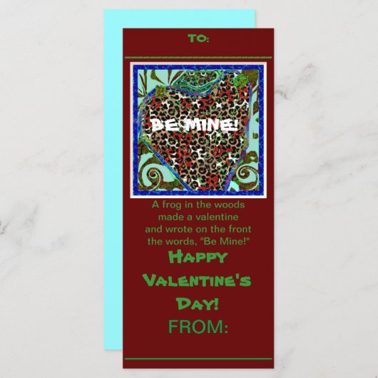 カエルがこのバレンタインデーを作った (正面/裏面)