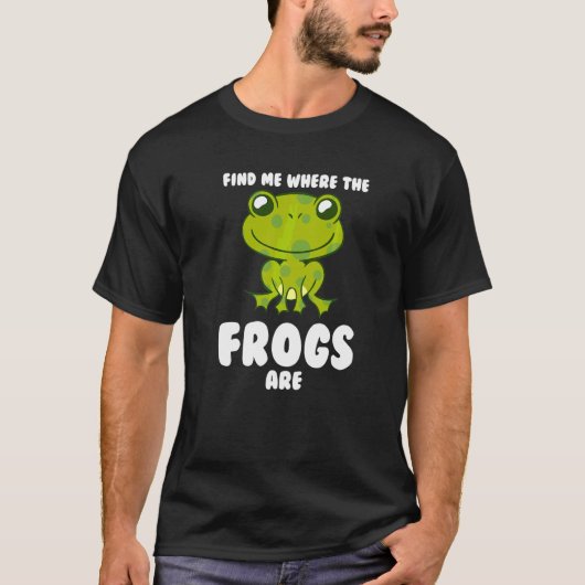 カエルがカエルであるところを探して  Tシャツ (正面)