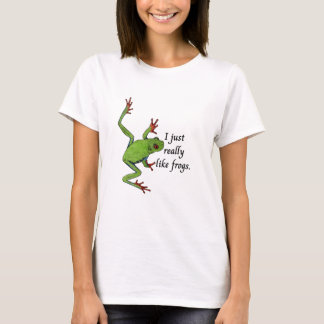 カエルが大好き Tシャツ