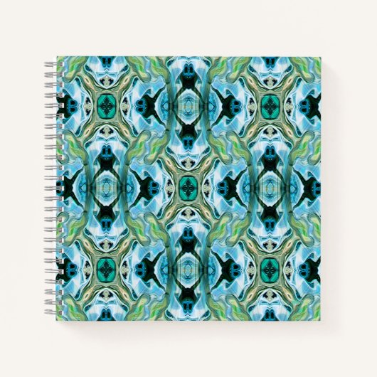 カエルが泳いで….. ノートブック (正面)