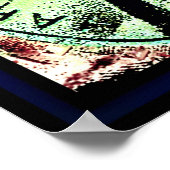 カエルが走る ポスター (角)