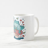 カエルきのこハウス コーヒーマグカップ (正面右)