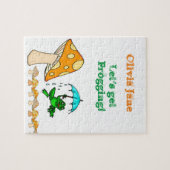 カエルきのこリブ加飾ジグソーパズル ジグソーパズル (横)