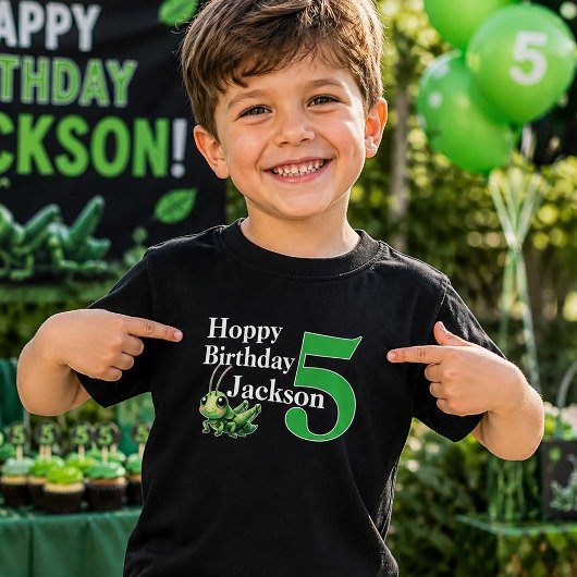カエルくんのバースデー 5歳の誕生日 トドラーTシャツ