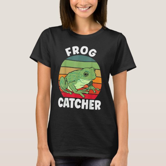 カエルささやき、カエル捕獲のカオスフロッグ Tシャツ (正面)