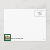 カエルたちがクリスマスに元気に歌う シーズンポストカード (裏面)