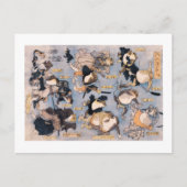 カエルたちの歌舞伎ステージ遊のヒーロー ポストカード (正面)