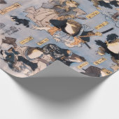 カエルたちの歌舞伎ステージ遊のヒーロー ラッピングペーパー (角)