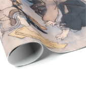 カエルたちの歌舞伎ステージ遊のヒーロー ラッピングペーパー (ロールコーナー)