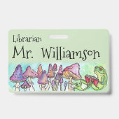 カエルだ！ストーリーブック読のカエル バッジ (裏面)