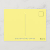 カエルとアヒルの王子。イースターお洒落ポストカード ポストカード (裏面)