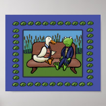 カエルとアヒル