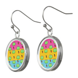 カエルとイチゴの恋人 イヤリング