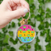 カエルとイチゴの恋人 キーホルダー (手)