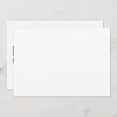 カエルとオタマジャクシのベビーシャワー 招待状 (正面/裏面)