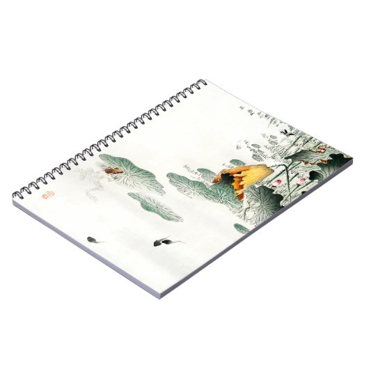 カエルとオダポール大原小村日本の自然、 ノートブック (左側)