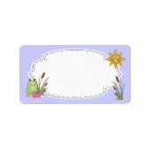 カエルとカタツイルラベル ラベル (正面)