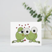 カエルとキスのバレンタインのギフトは シーズンポストカード (スタンド正面)