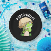 カエルとキノコ ペーパープレート (パーティー)