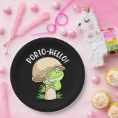 カエルとキノコ ペーパープレート (パーティー)