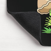 カエルとキノコ マウスパッド (コーナー)