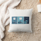 カエルとクモの漫画枕 クッション (ブランケット)