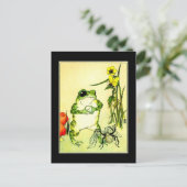 カエルとクモ ポストカード (スタンド正面)