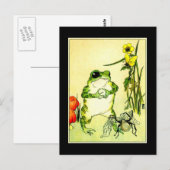 カエルとクモ ポストカード (正面/裏面)