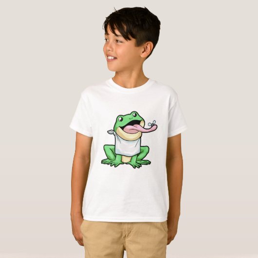 カエルとクワガタ Tシャツ (正面フル)