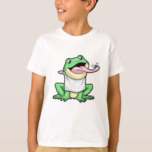 カエルとクワガタ Tシャツ (正面)