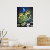 カエルとコイ ポスター (キッチン)