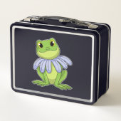カエルとデイジー メタルランチボックス (裏面)