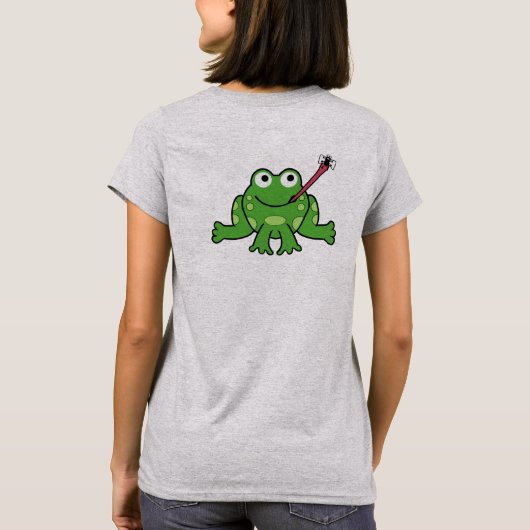 カエルとトンボ Tシャツ (裏面)