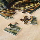 カエルとトートエルンストヘッケルヴィンテージ ジグソーパズル (側面)