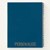 カエルとトートエルンストヘッケルヴィンテージ ノートブック (裏面)