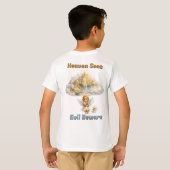 カエルとハロ 天界からの使者 邪悪に立ち向かえ Tシャツ (裏面フル)