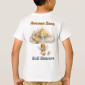 カエルとハロ 天界からの使者 邪悪に立ち向かえ Tシャツ (裏面)
