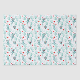 カエルとハートは風船としてカエル 薄葉紙